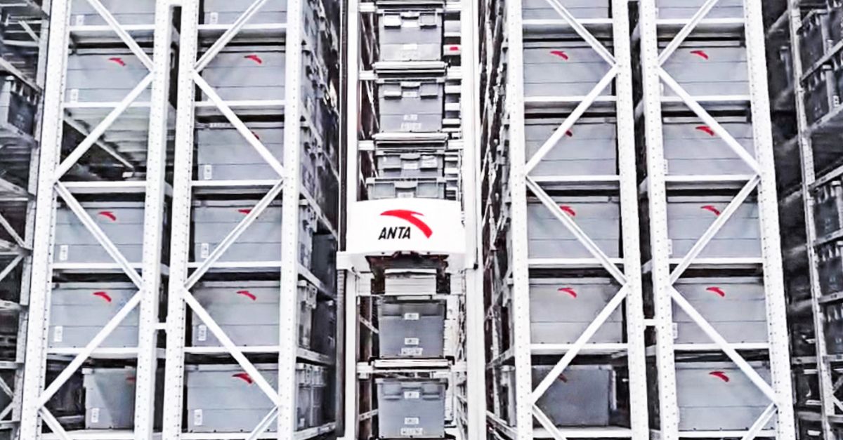 BG大游和安踏的联合仓库自动化项目