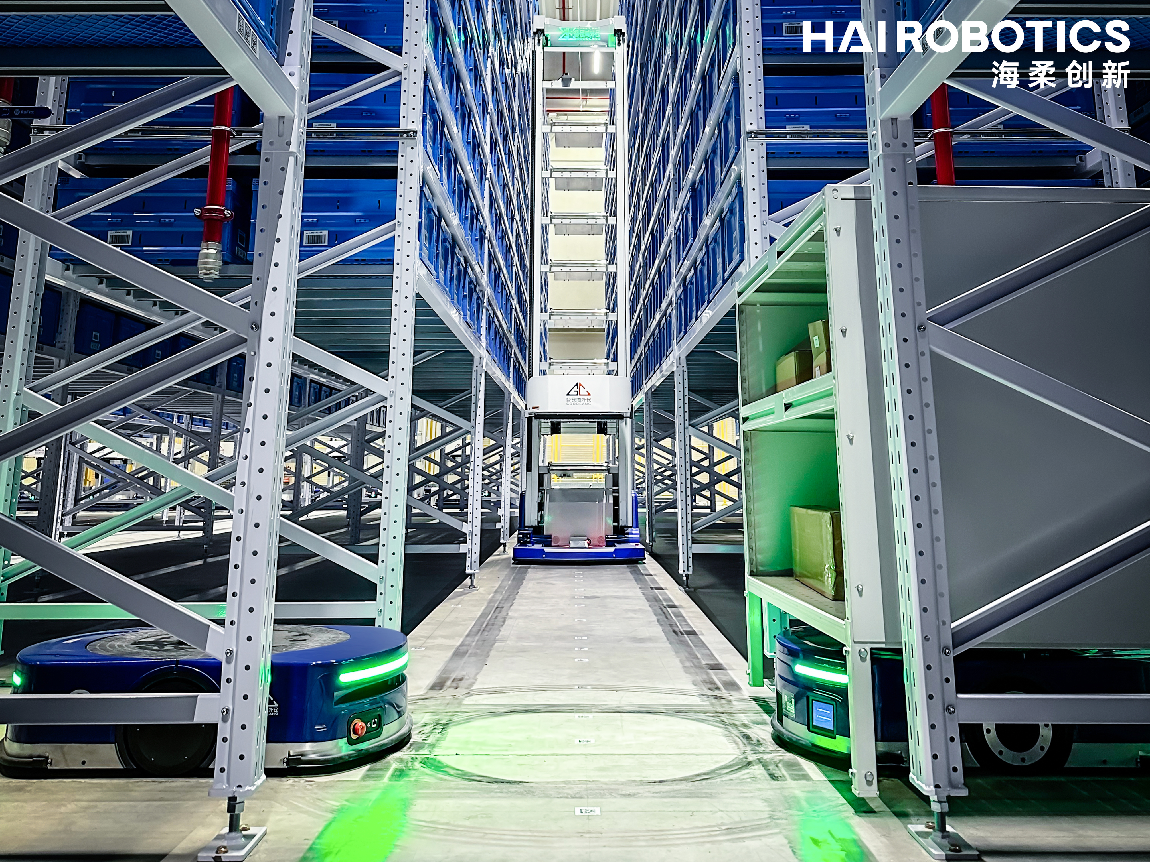 料箱级、托盘级、不规则大件同场存储